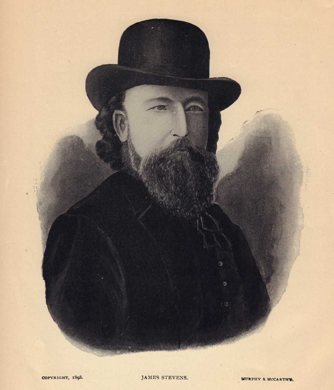 James Stephens. Irish Republican Nationalist. Ireland. Fenian 1905 old print